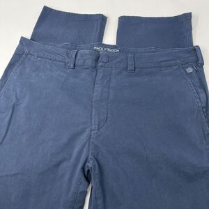 Mack Weldon Maverick Tech Chino Pants Men's 34x32 True Navy‎ Stretch